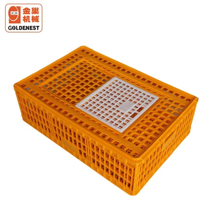 Virgin PP Plastic Chicken Turnover Box Στοιβαζόμενο κιβώτιο μεταφοράς ζωντανών πουλερικών για διέλευση εκτροφής κοτόπουλου κρεατοπαραγωγής